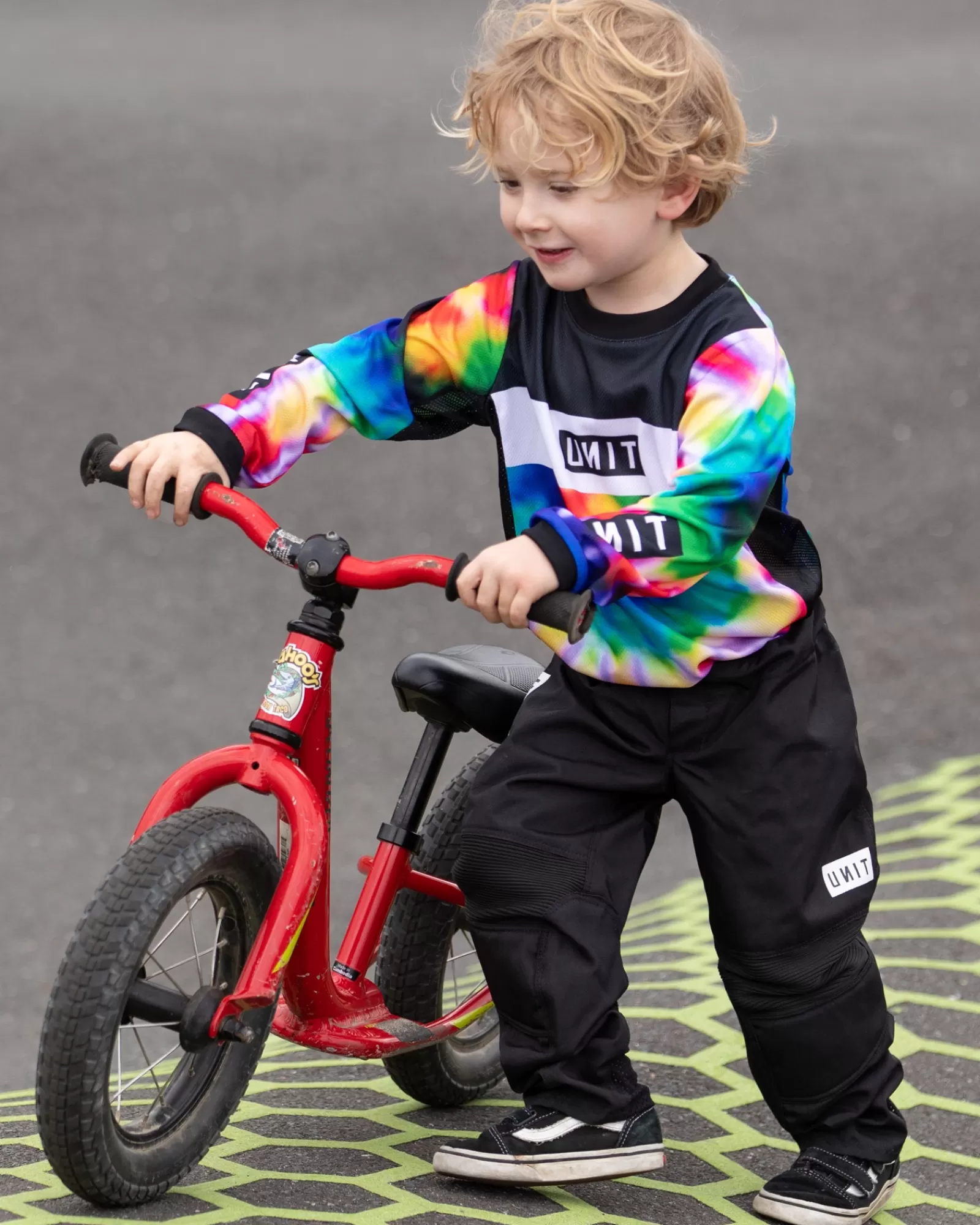 Unit Clothing KIDS STACK MX PANTS BLACK Best