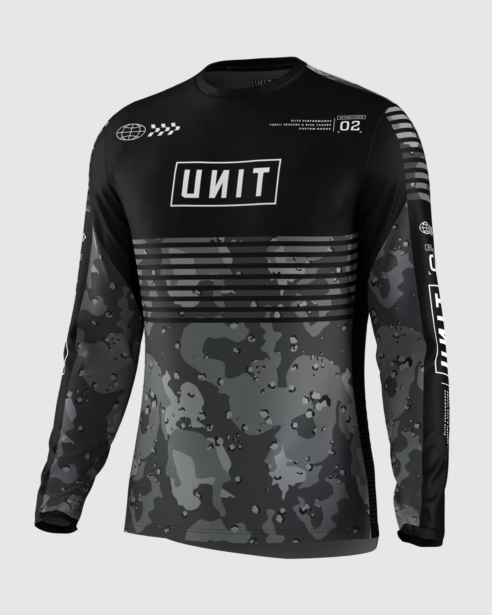 Unit Clothing UNIT Arcade Mens Riding Jersey CAMO Sale