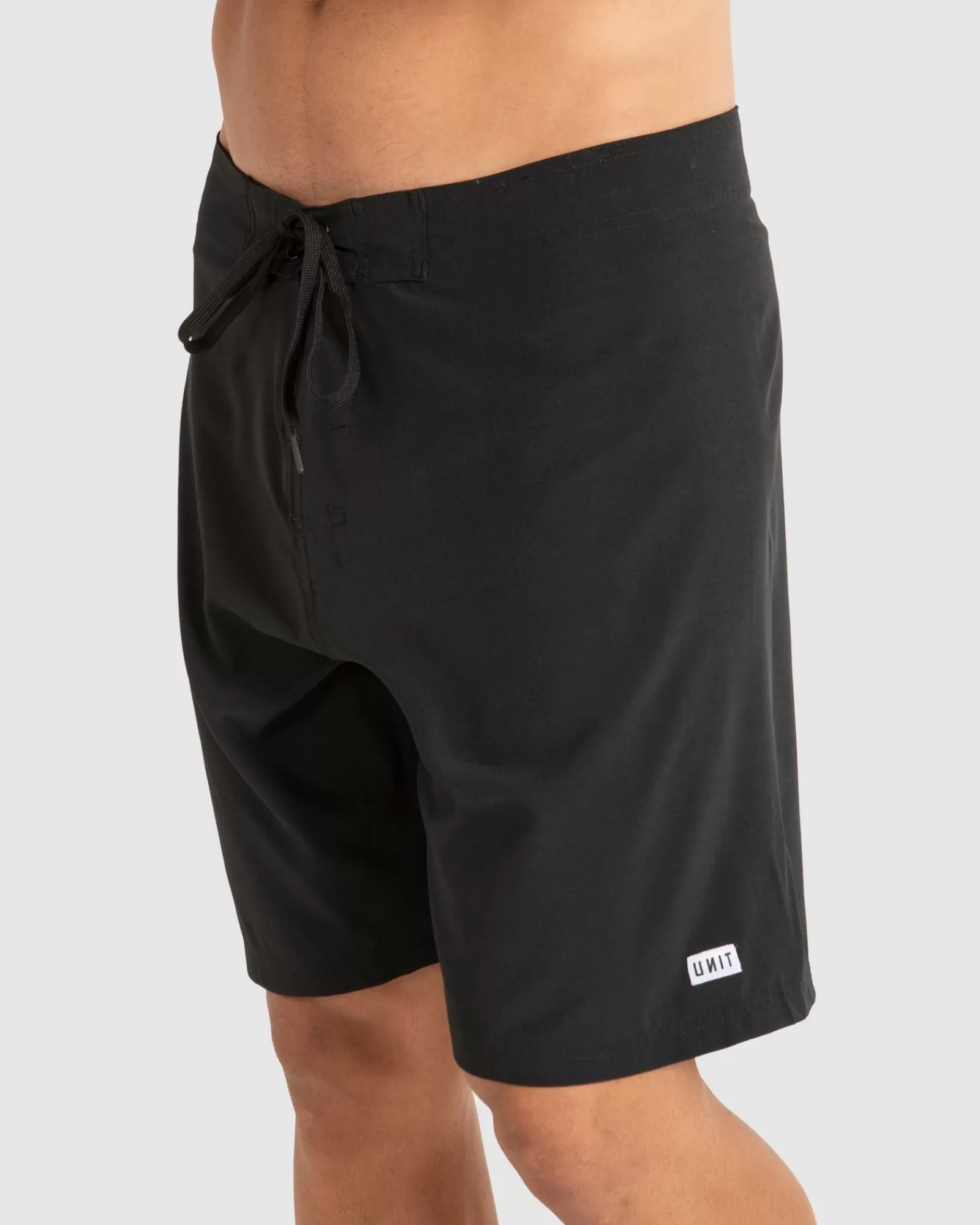 Unit Clothing UNIT Box Mens 19" Boardshorts BLACK Clearance