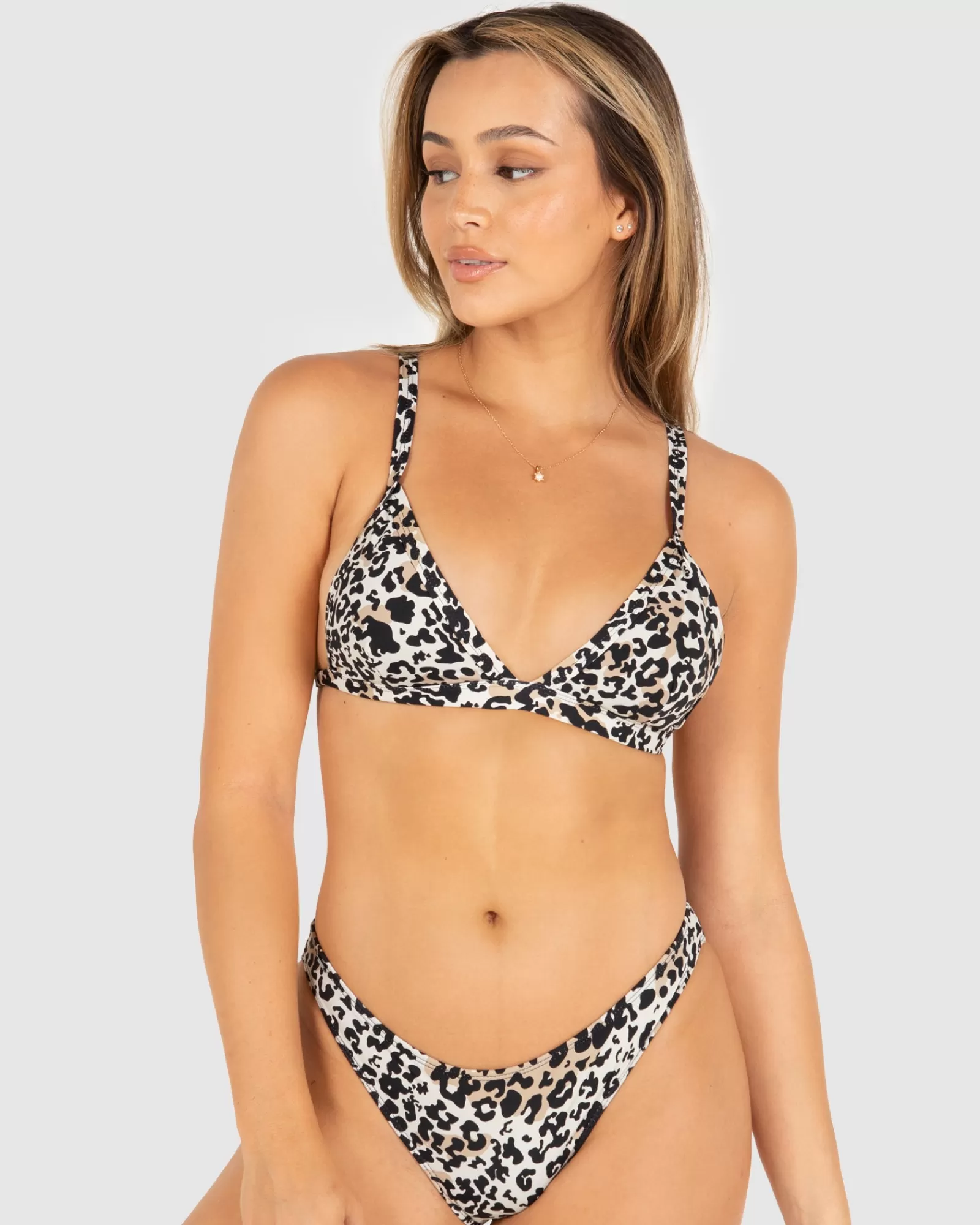 Unit Clothing UNIT Cavaz Ladies Bikini Set LEOPARD Discount