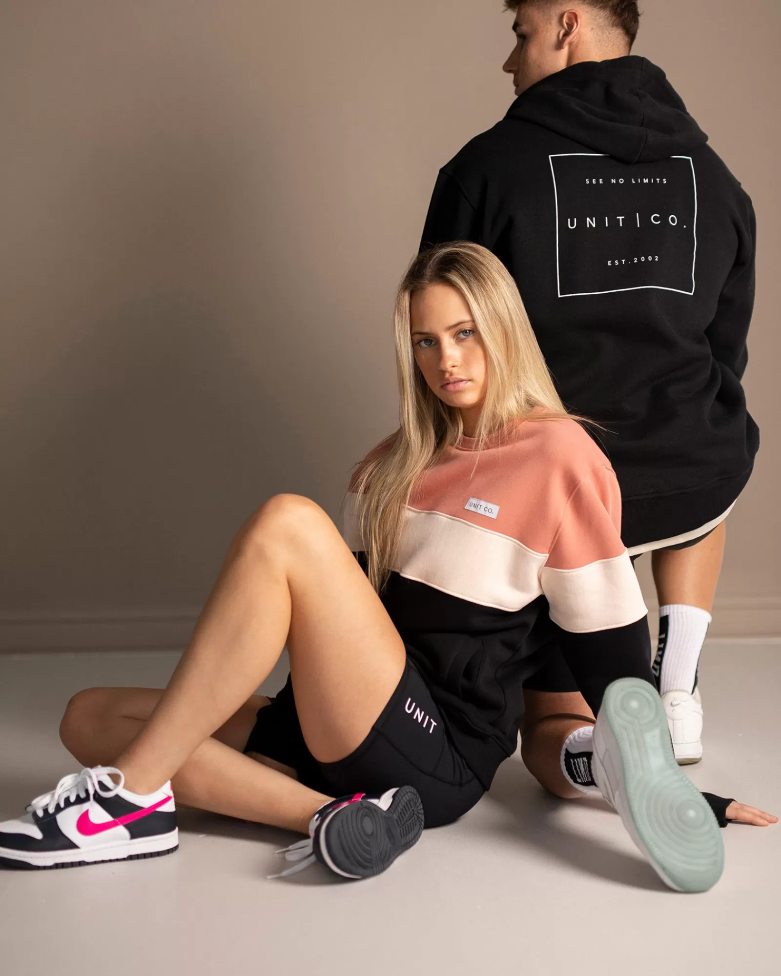 Unit Clothing UNIT Coco Crew Ladies Crew Sweater DUSTY ROSE Clearance