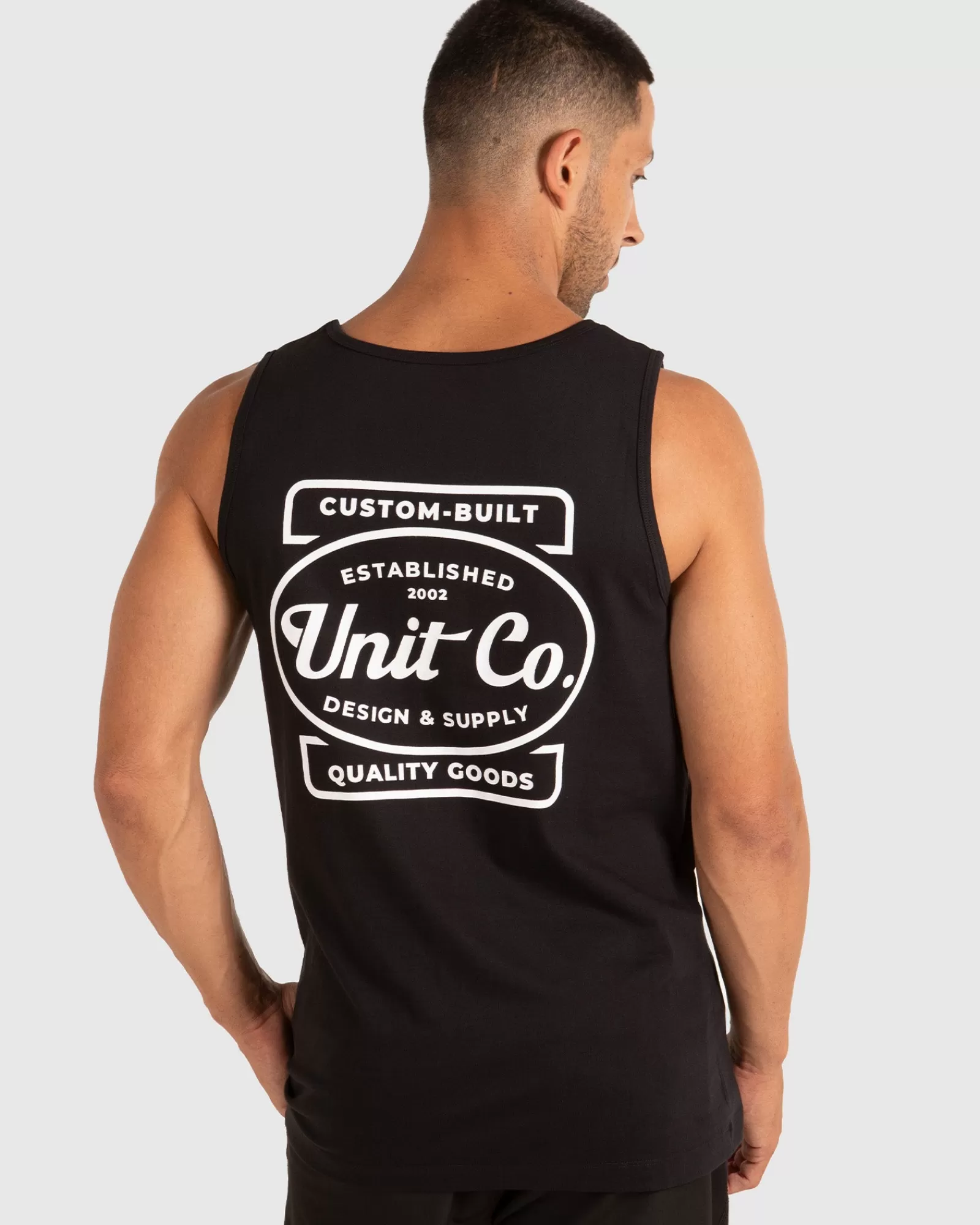 Unit Clothing UNIT Craft Mens Singlet BLACK Shop