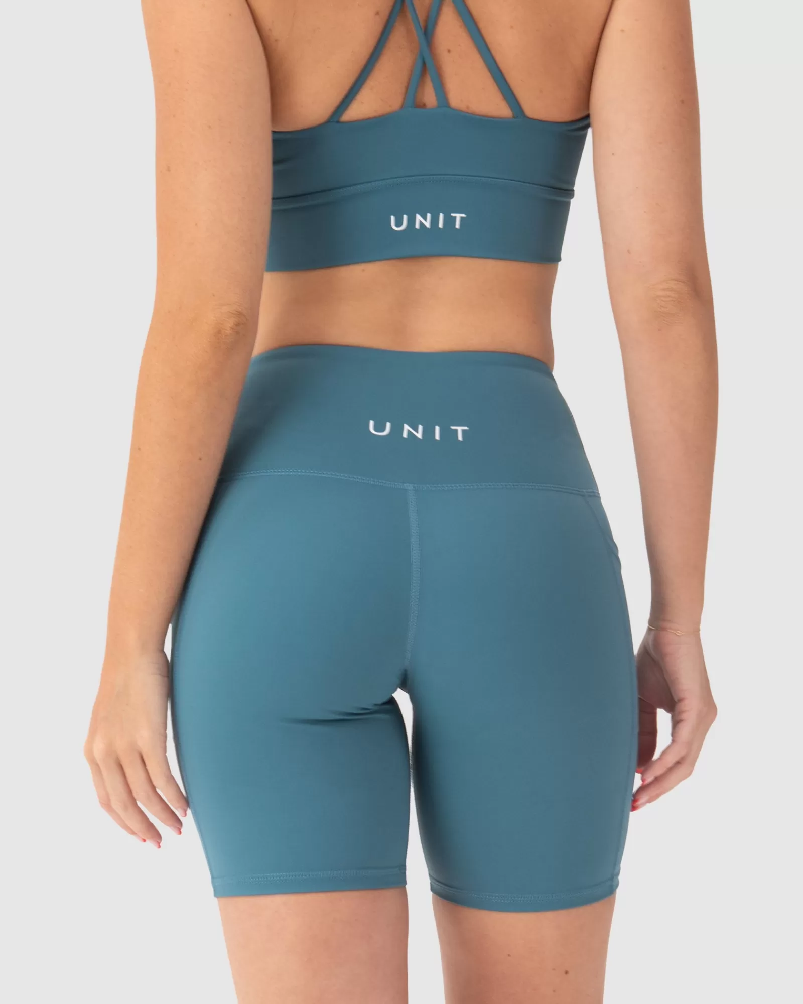 Unit Clothing UNIT Energy Ladies 18.5" Shorts JADE BLUE Hot