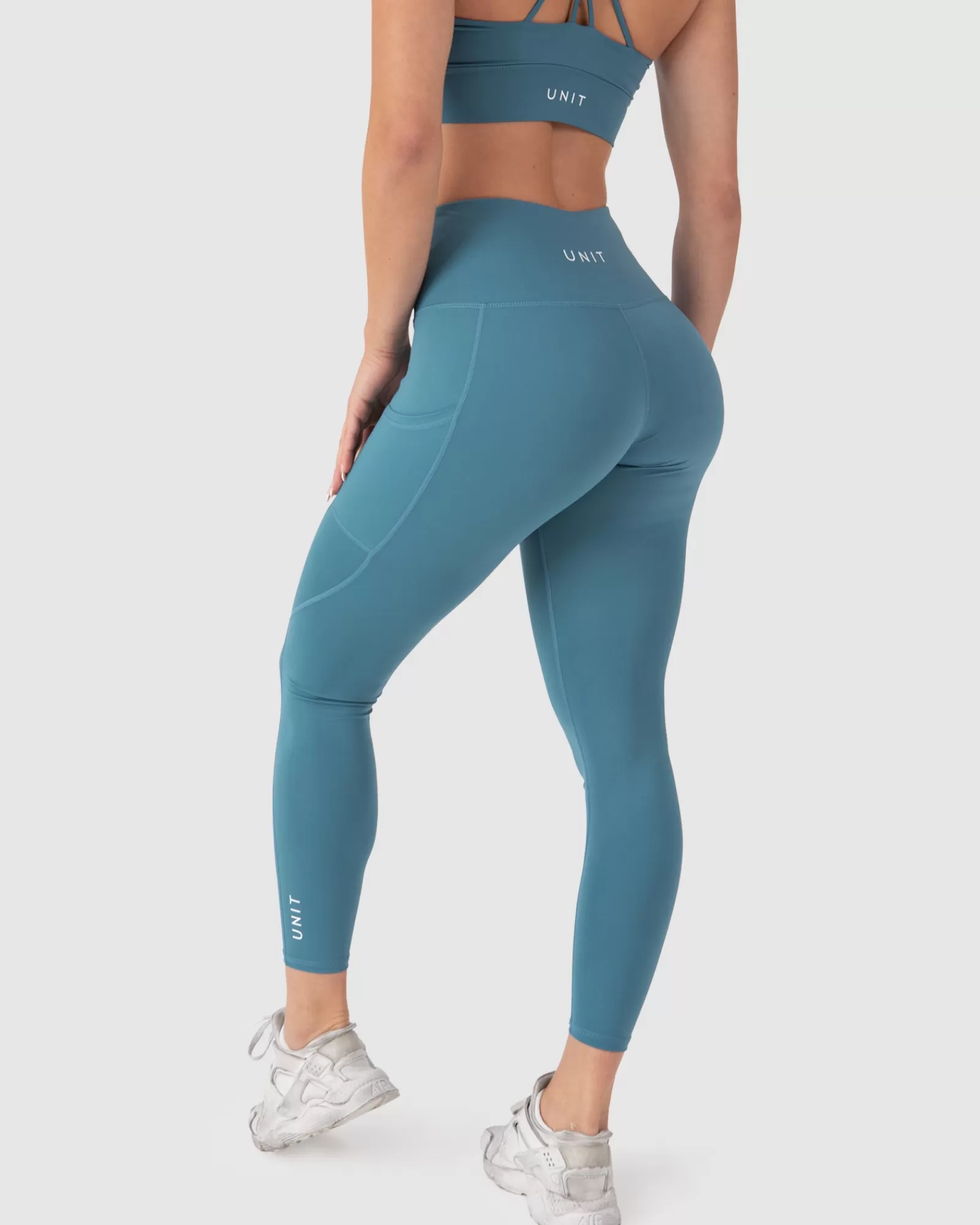 Unit Clothing UNIT Energy Ladies Leggings JADE BLUE Clearance