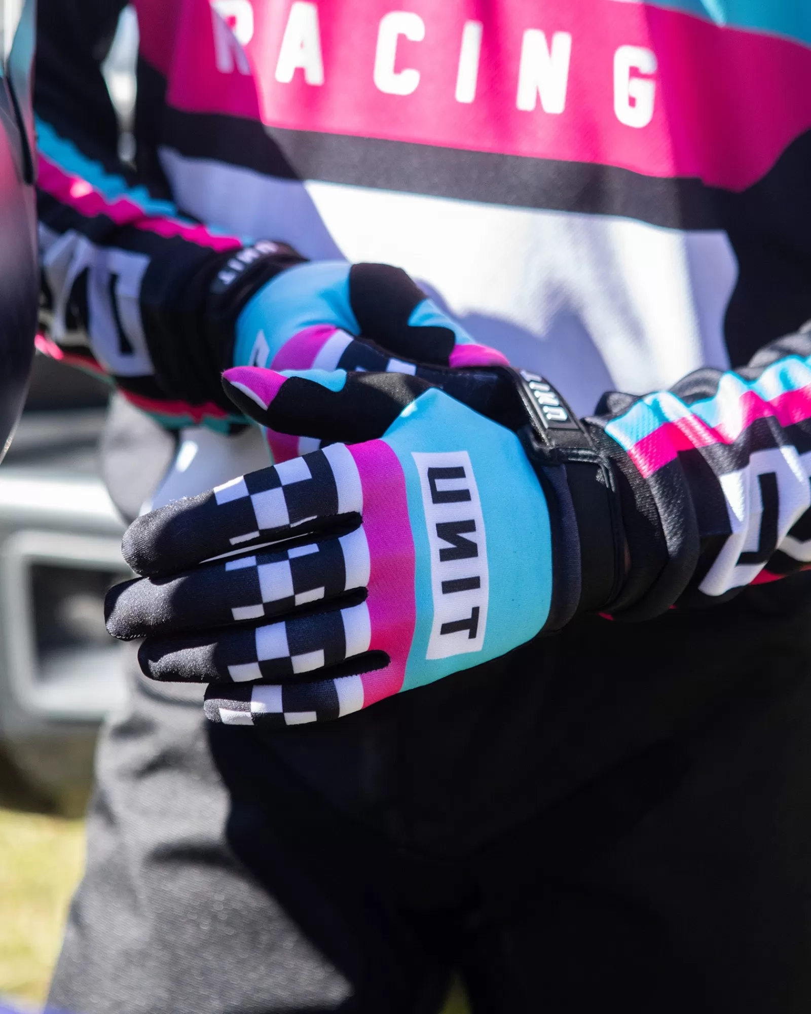 Unit Clothing UNIT Faze Youth Riding Gloves MULTI Best