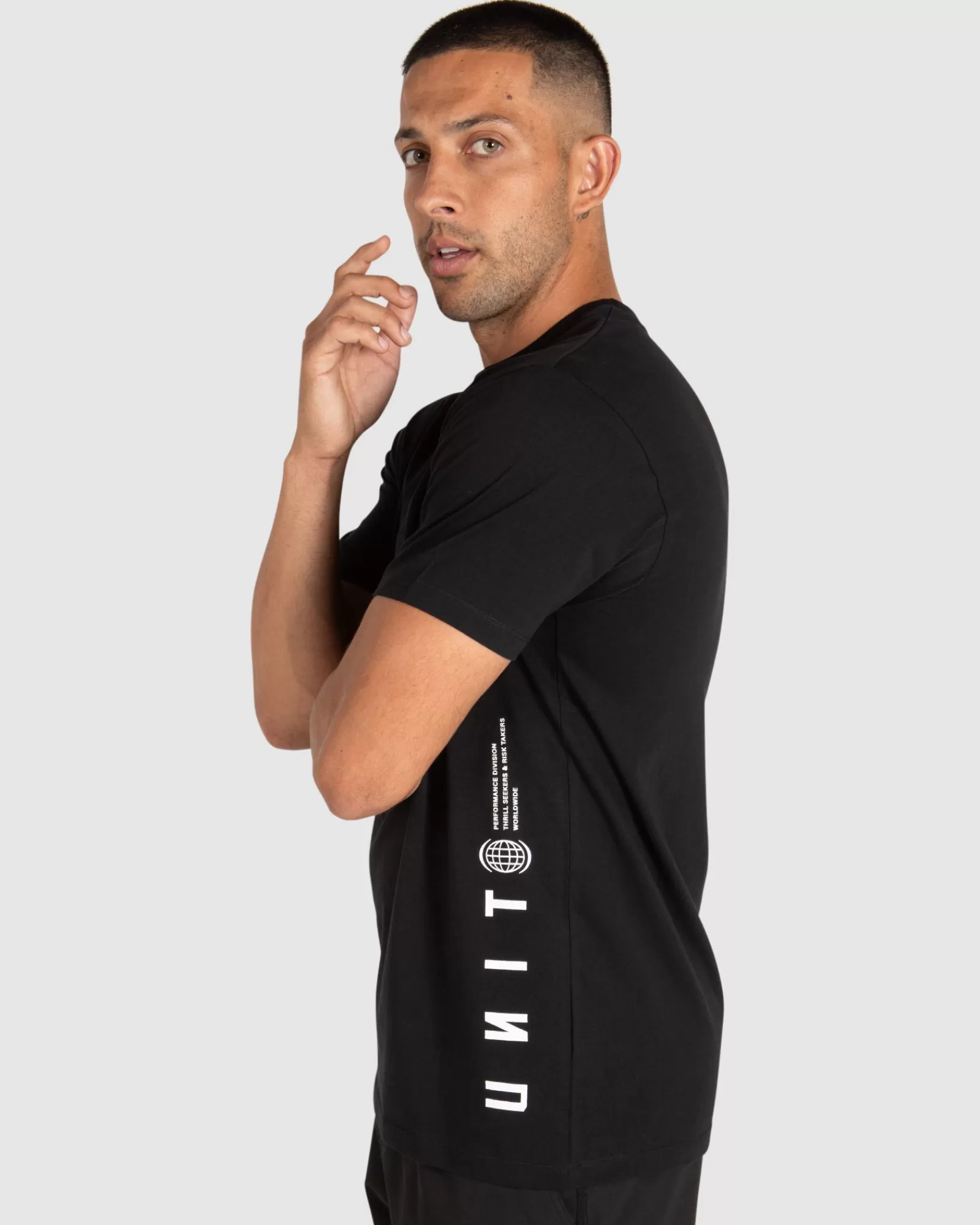 Unit Clothing UNIT Lab Mens T-Shirt BLACK Online