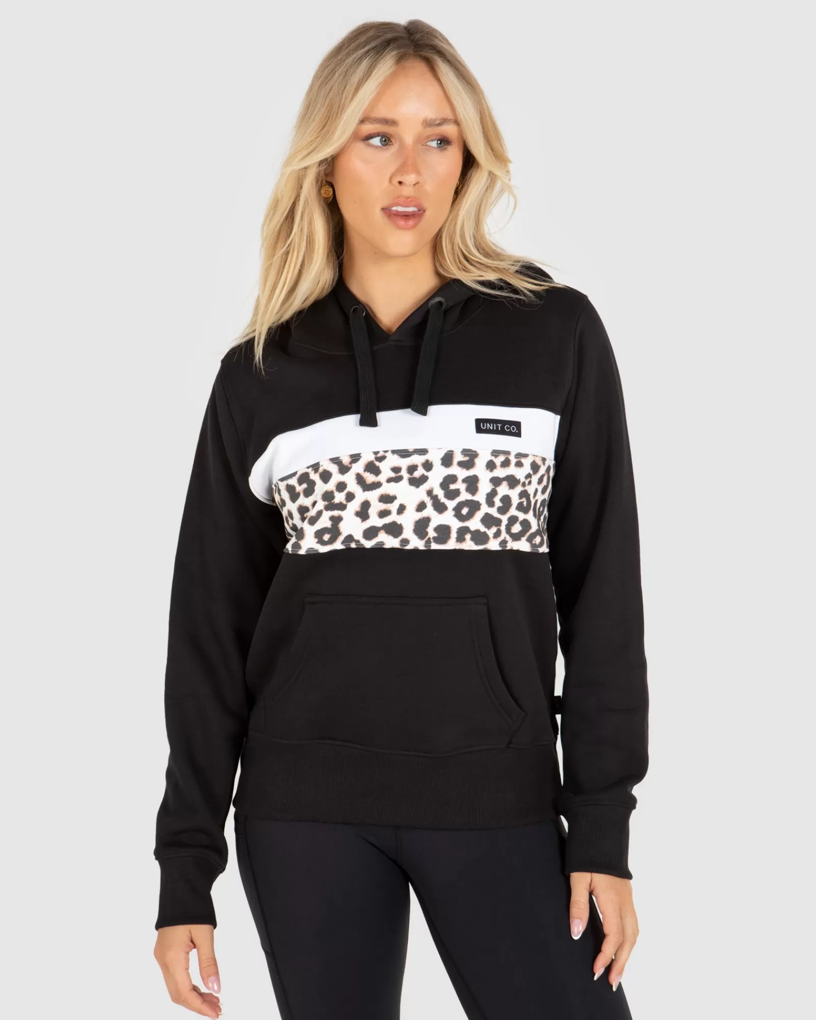 Unit Clothing UNIT Ladies Amber Pullover Hoodie BLACK Online