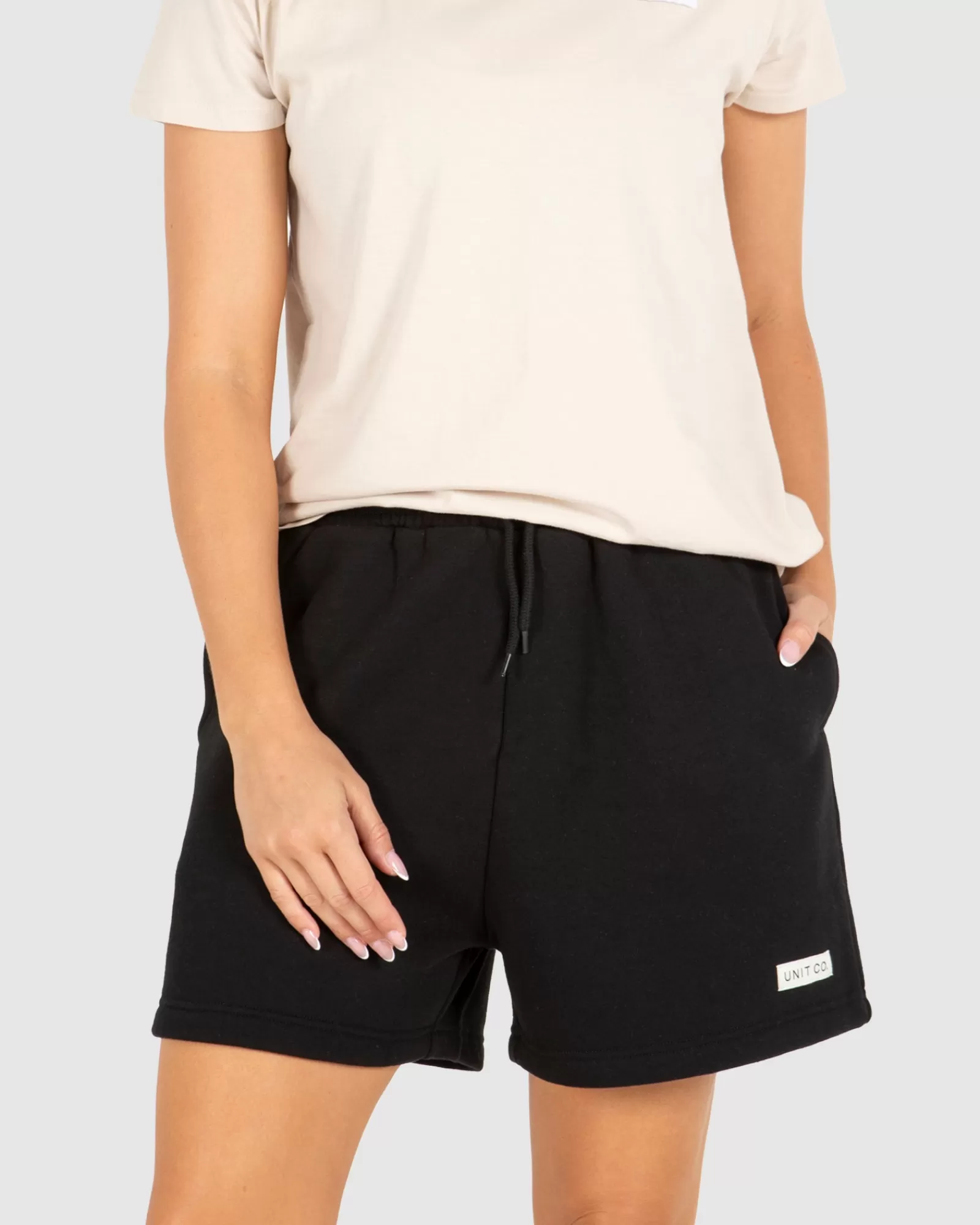 Unit Clothing UNIT Ladies Husky High Waist Fleece Shorts Outlet