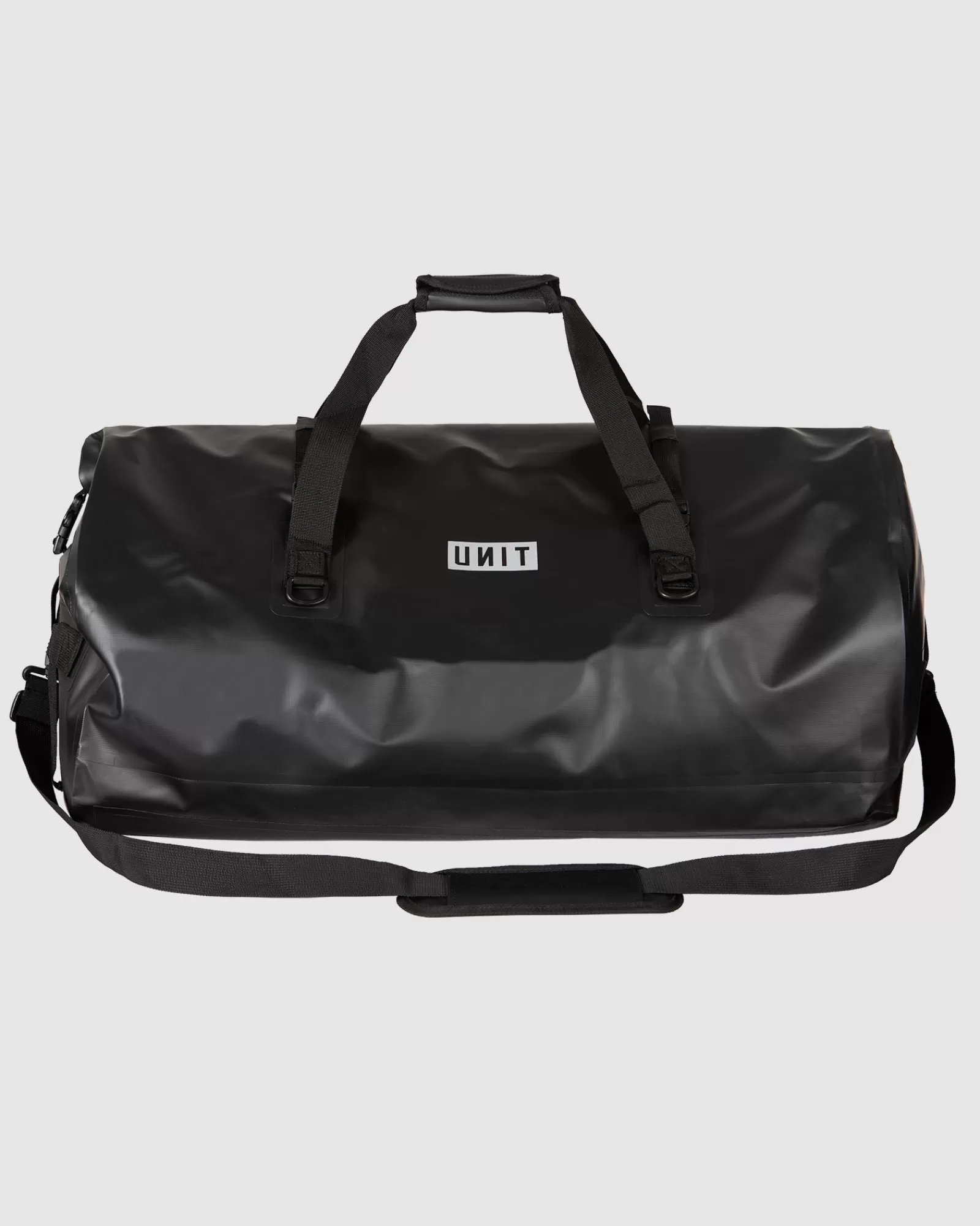 Unit Clothing UNIT Large Waterproof Duffle Bag - Summit BLACK Cheap