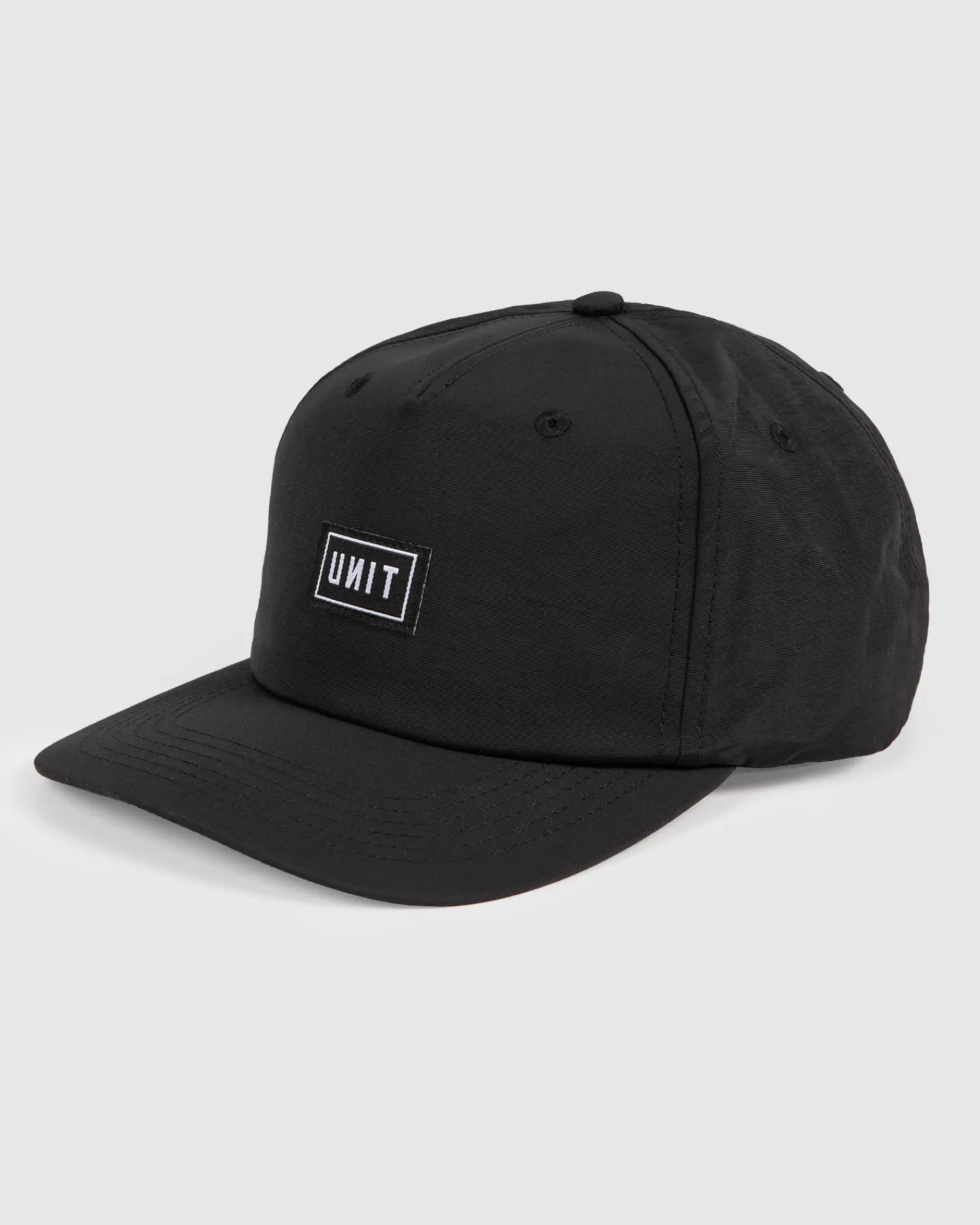 Unit Clothing UNIT Mens Base Headwear - Snapback Cap BLACK Flash Sale