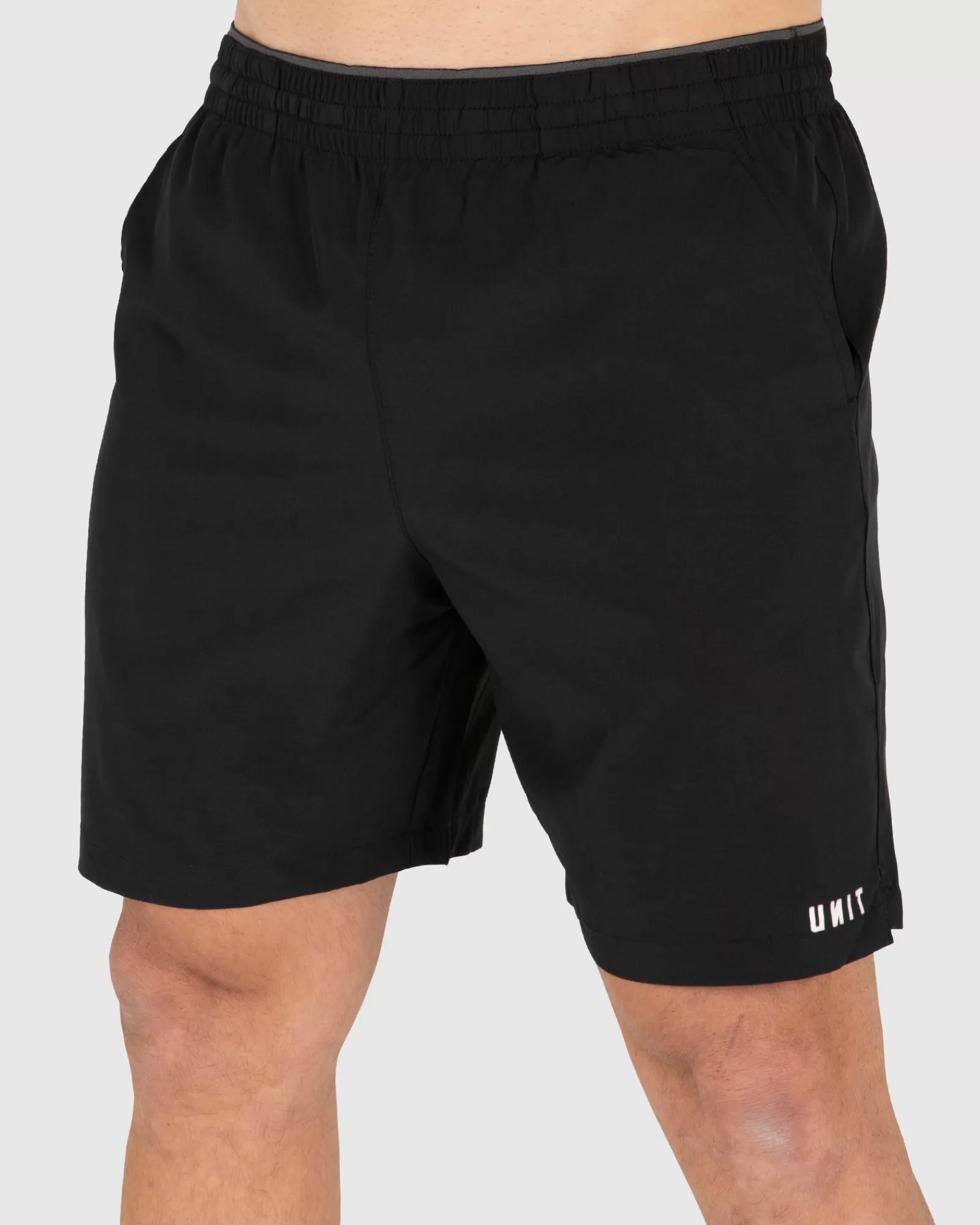 Unit Clothing UNIT Mens Central Stretch Shorts 19" BLACK Store