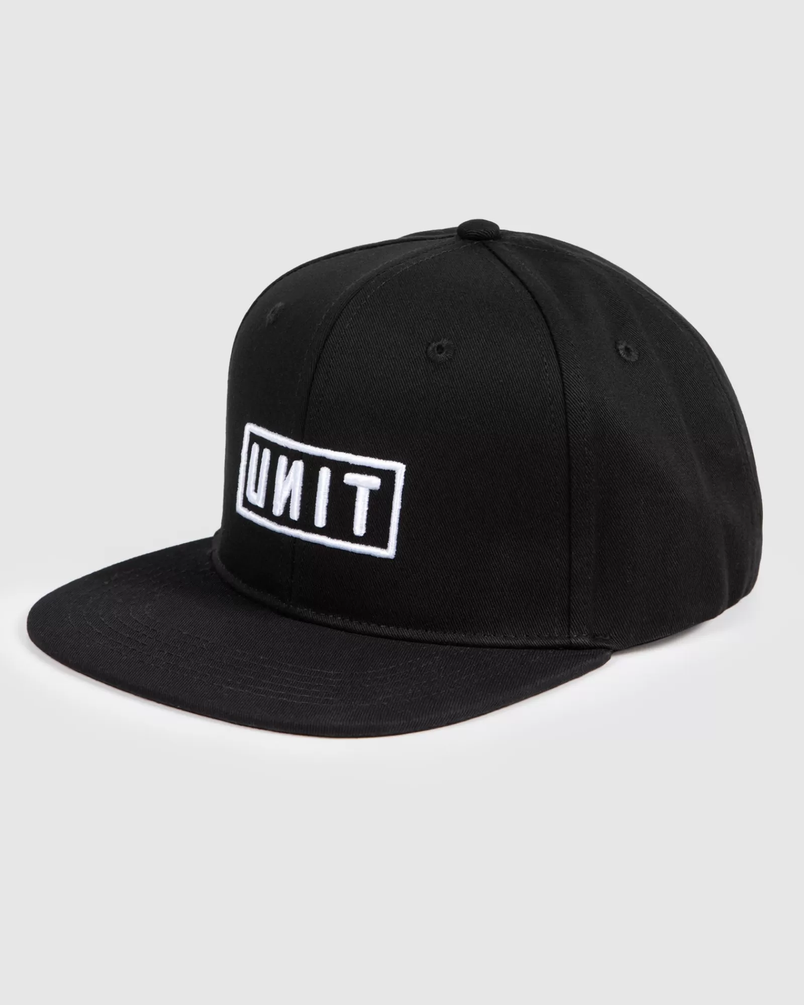 Unit Clothing UNIT Mens Keyline Headwear - Snapback Cap BLACK Best