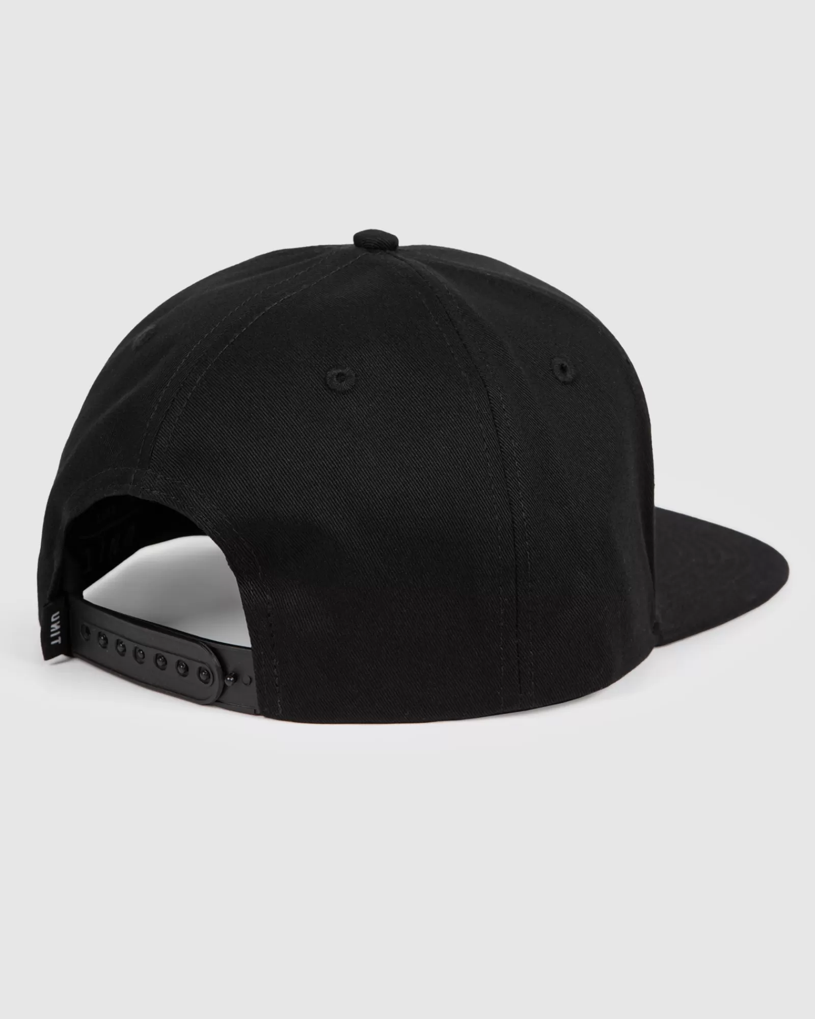 Unit Clothing UNIT Mens Keyline Headwear - Snapback Cap BLACK Best