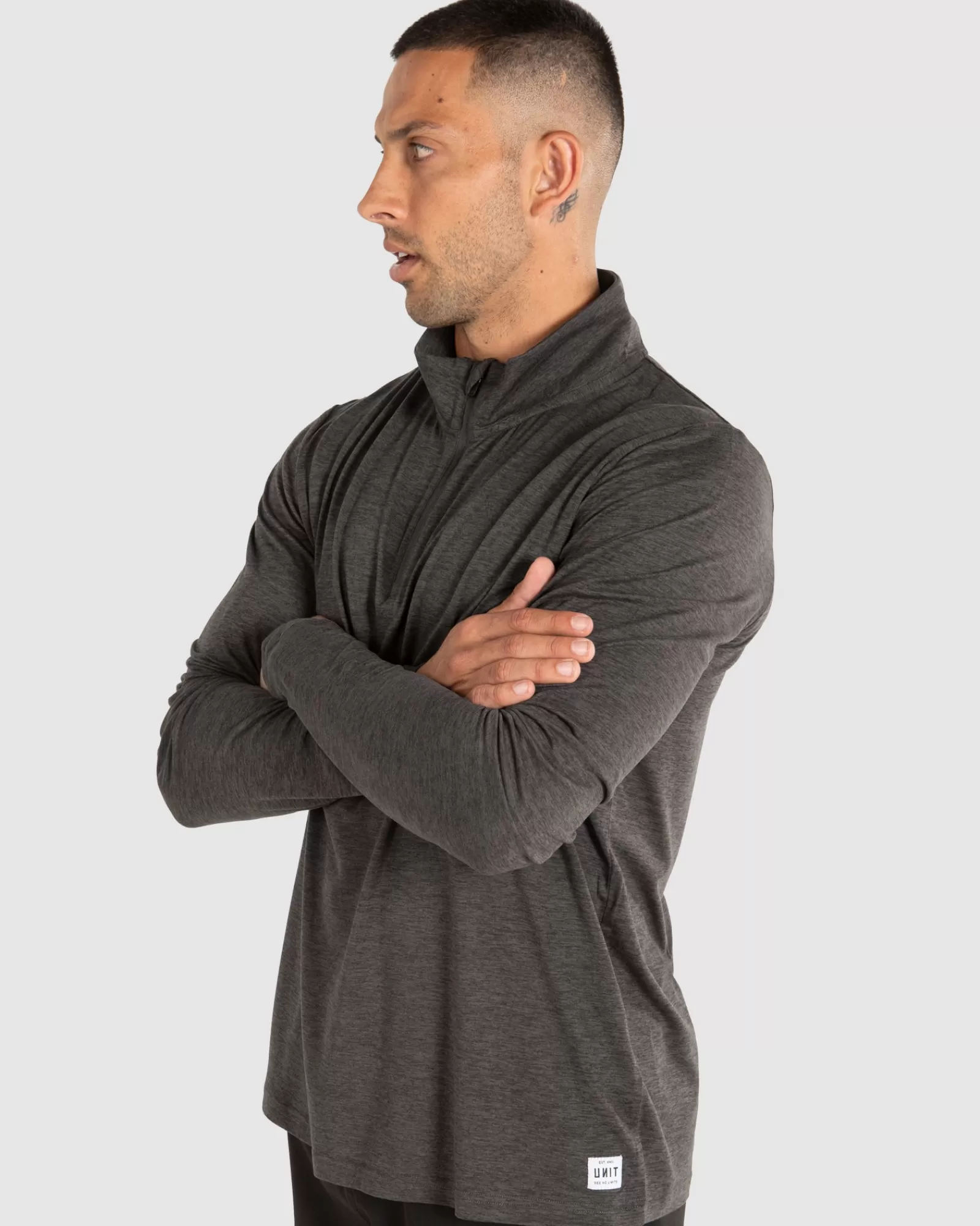Unit Clothing UNIT Mens Performance Trainex Sports Longs Sleeve Tee Flash Sale