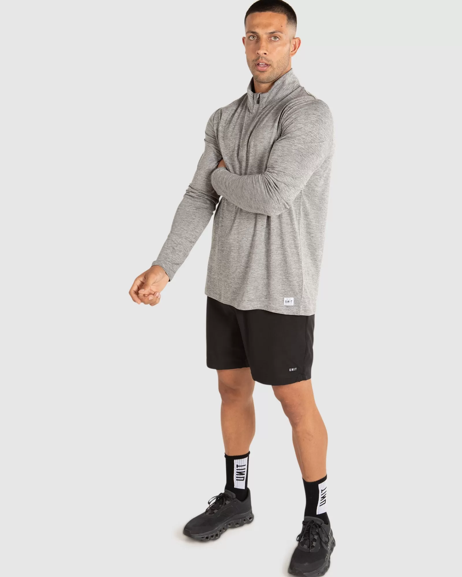 Unit Clothing UNIT Mens Performance Trainex Sports Longs Sleeve Tee Flash Sale