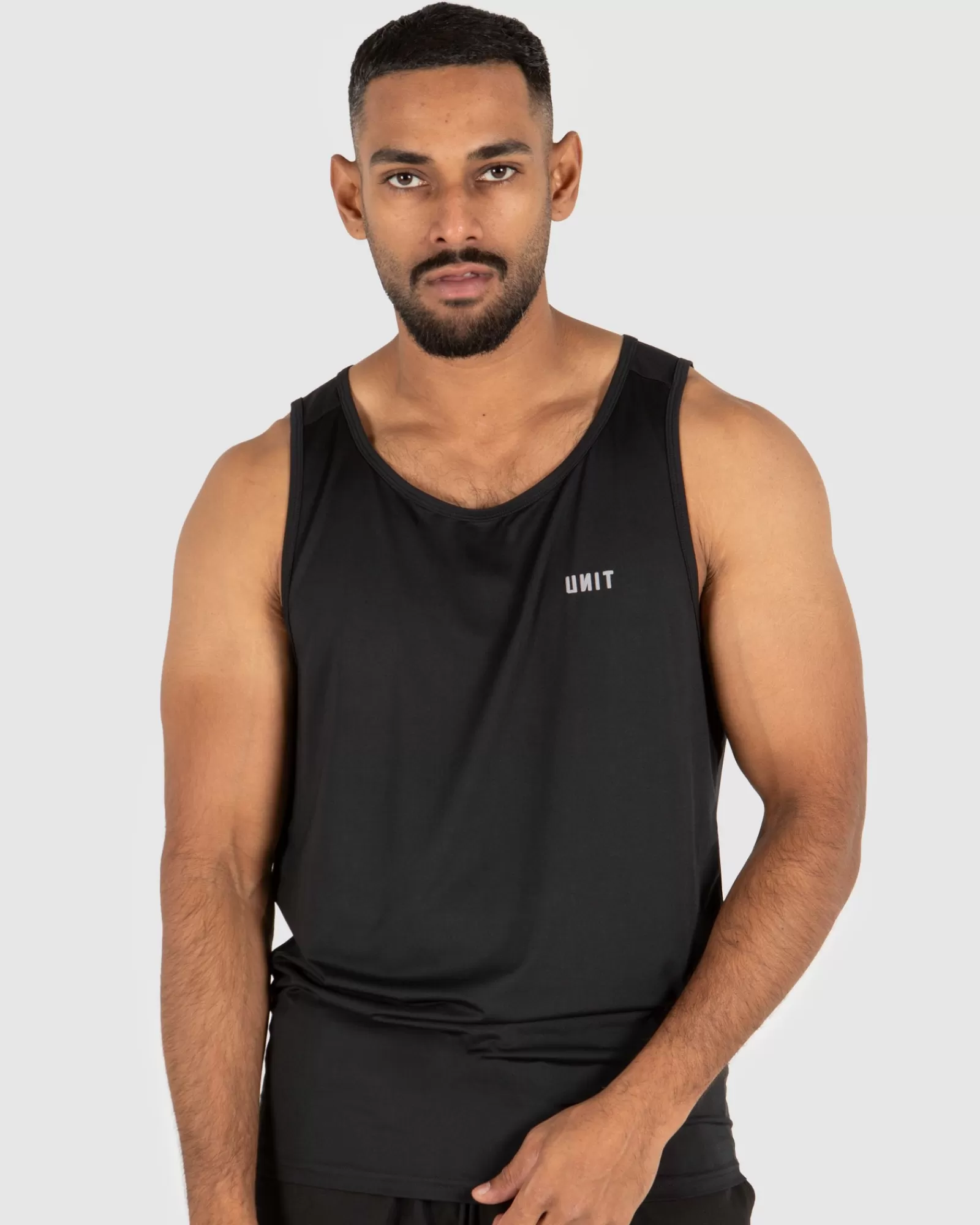 Unit Clothing UNIT Mens Pro Flex Sports Tank BLACK Cheap