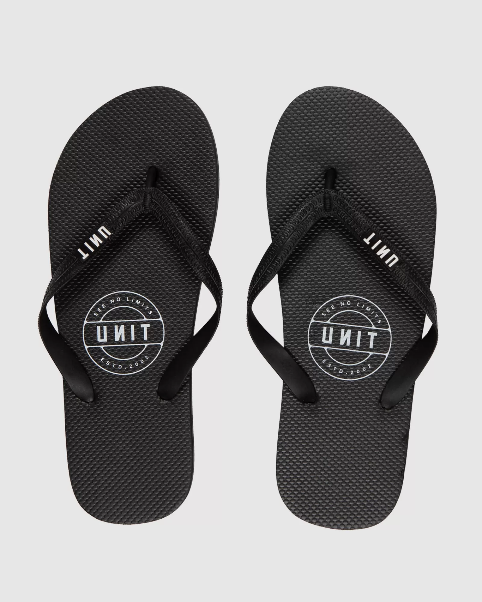 Unit Clothing UNIT Mens Stamp Flip Flops Clearance