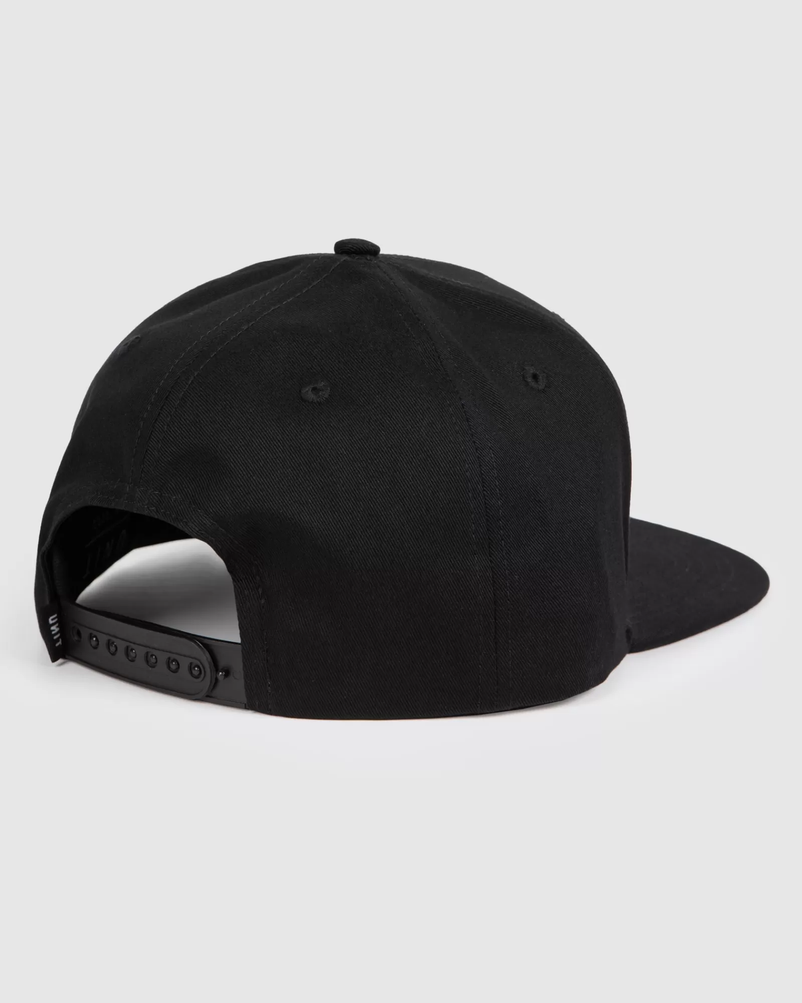 Unit Clothing UNIT Mens Trade Headwear - Snapback Cap BLACK Best