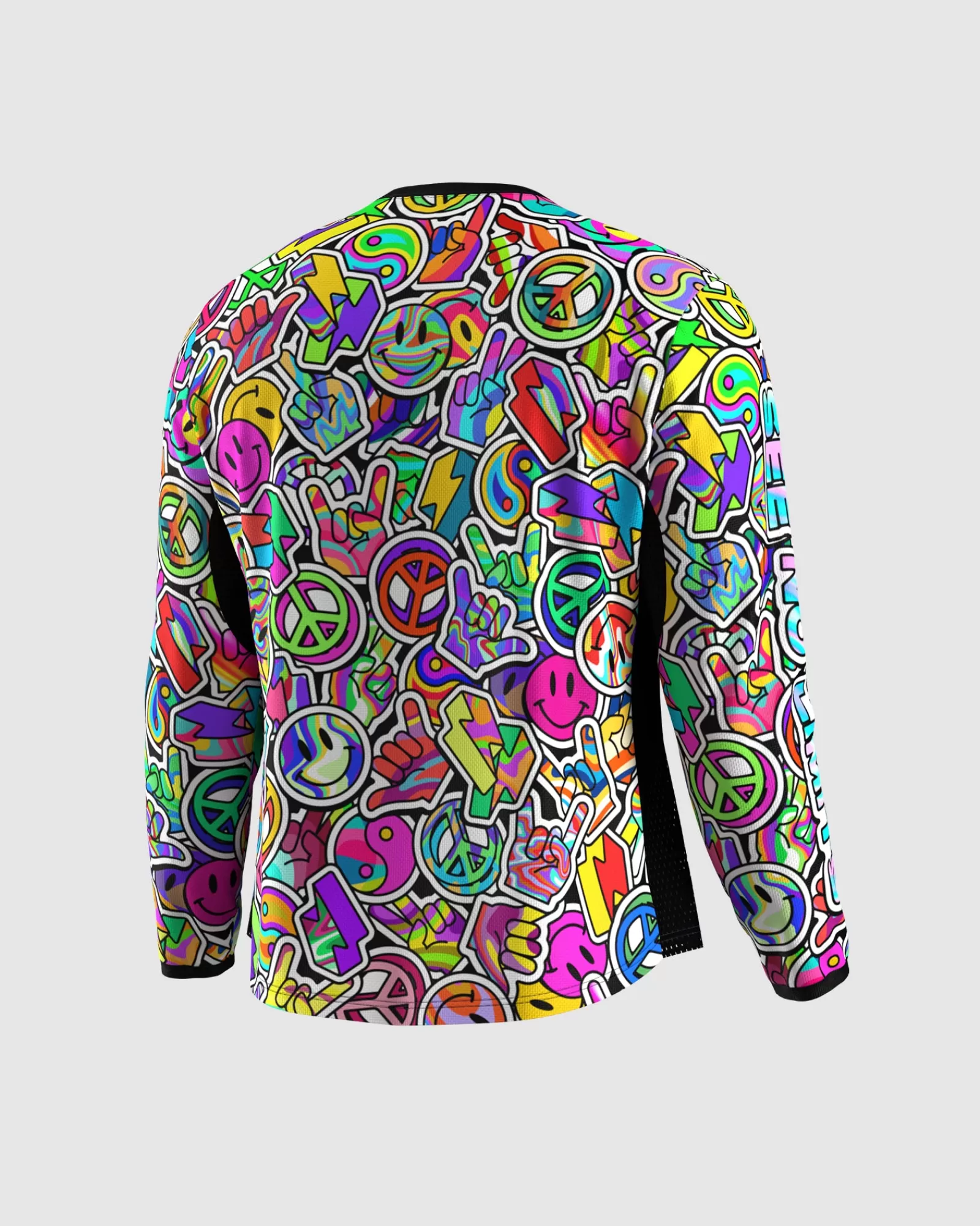 Unit Clothing UNIT Peace Out Kids Riding Jersey MULTI Discount