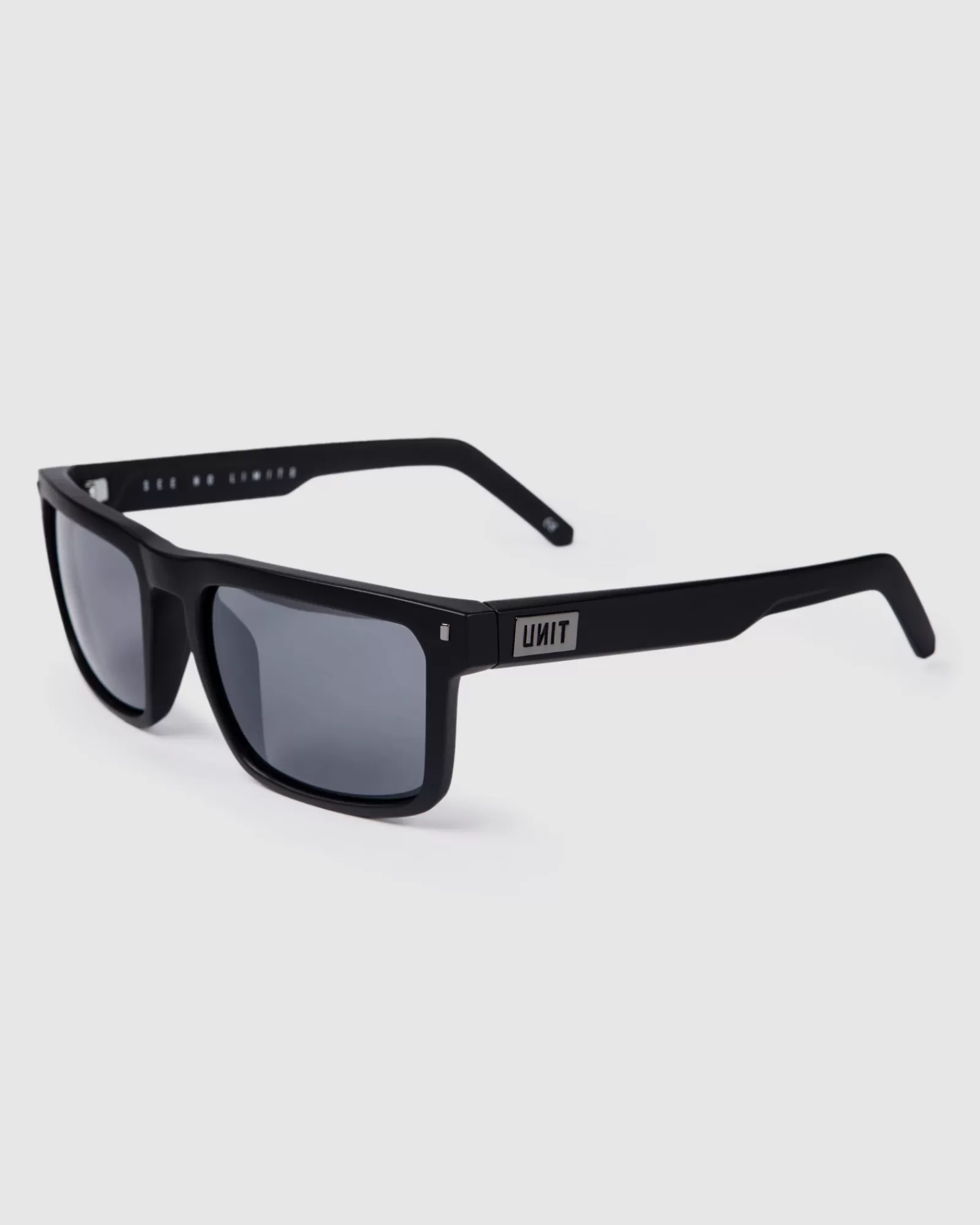 Unit Clothing UNIT Primer Sunglasses - Grey Polarised MATTE BLACK Cheap