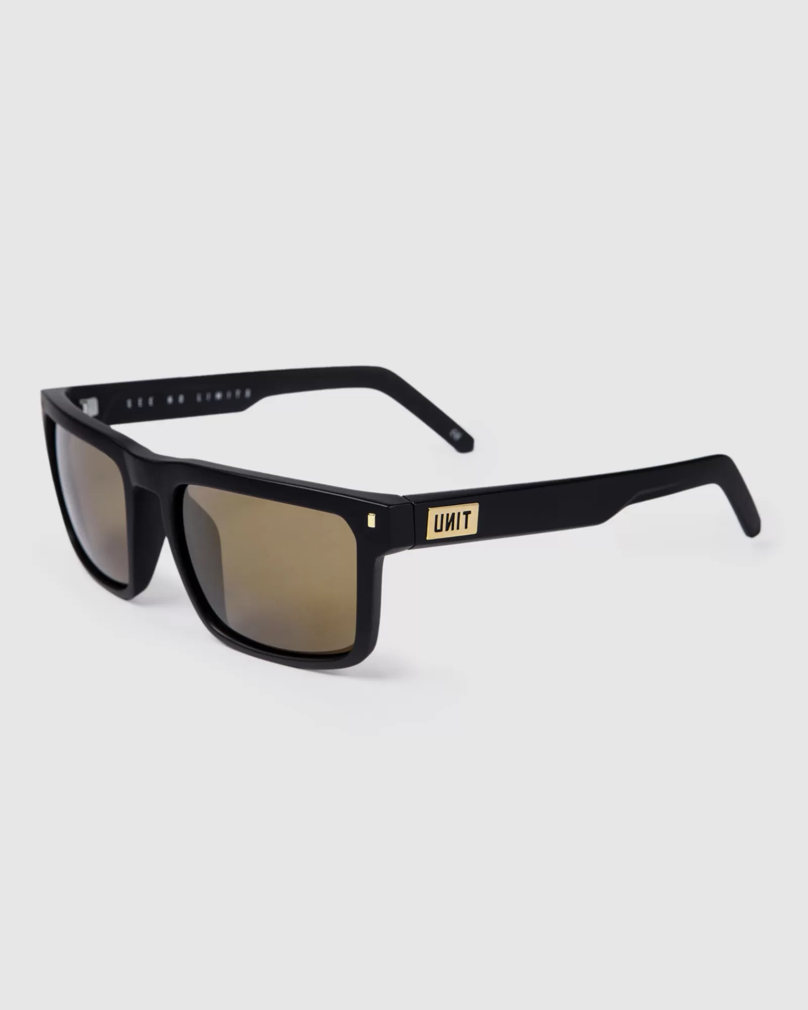 Unit Clothing UNIT Primer Sunglasses - Matte Black Gold Polarised MB GOLD Fashion