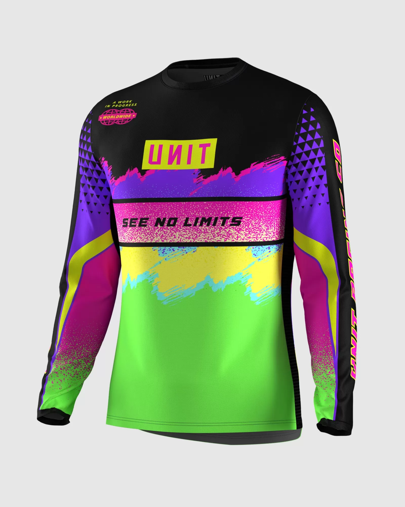 Unit Clothing UNIT Rage Youth Riding Jersey MULTI Discount