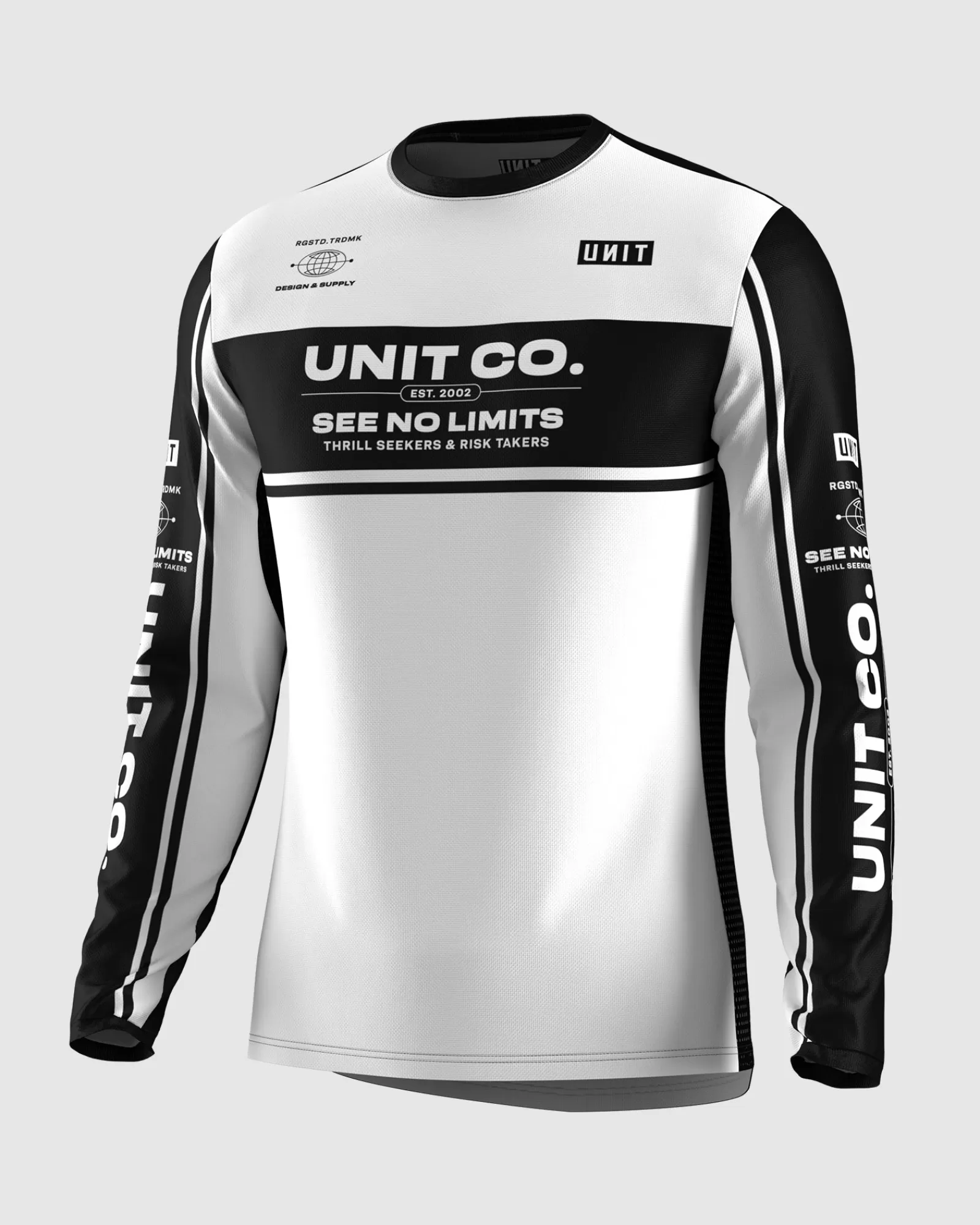 Unit Clothing UNIT Seeker Mens Riding Jersey WHITE Store