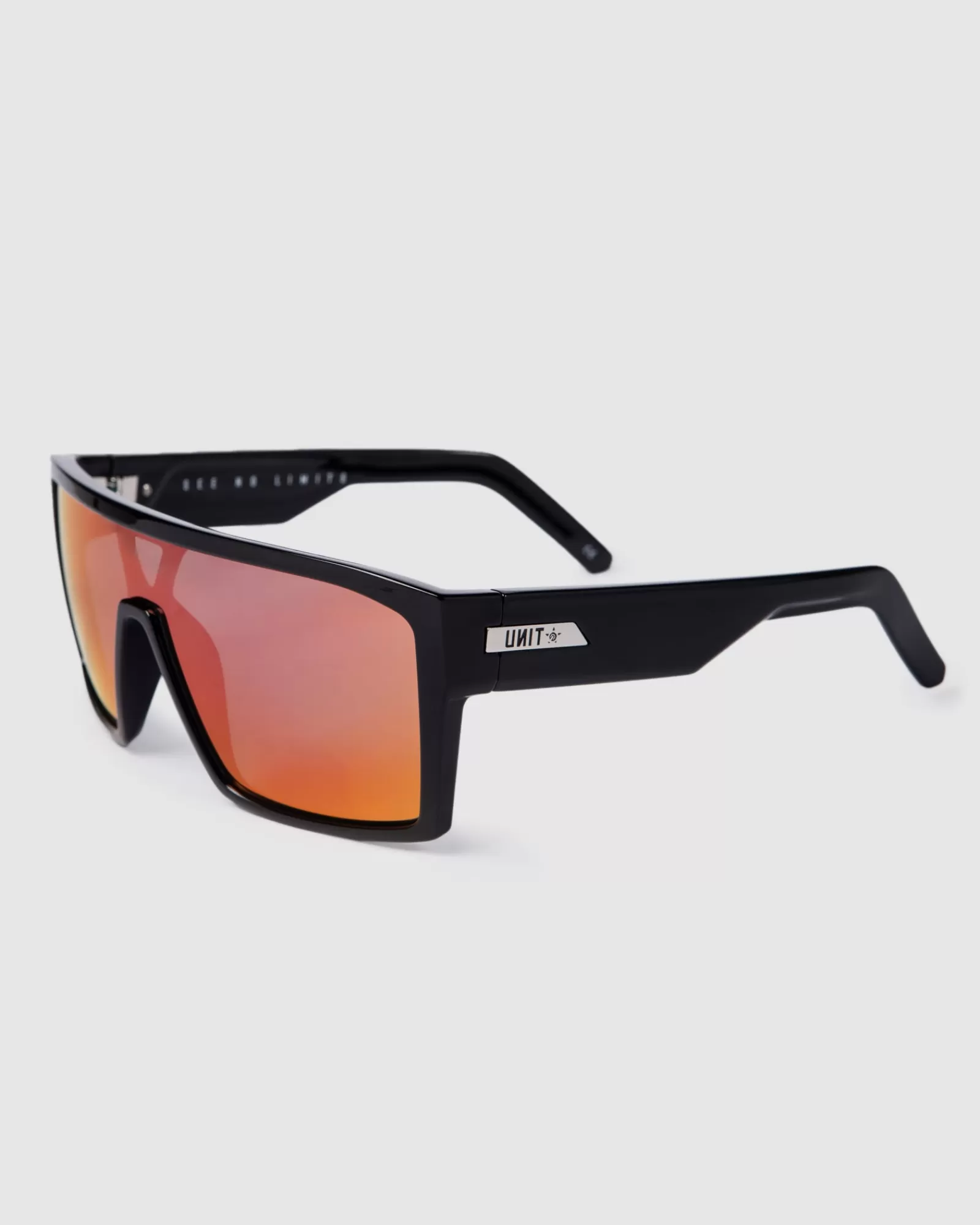 Unit Clothing UNIT Sunglasses Command - Black Purple Polarised BLK PUR ORA Sale