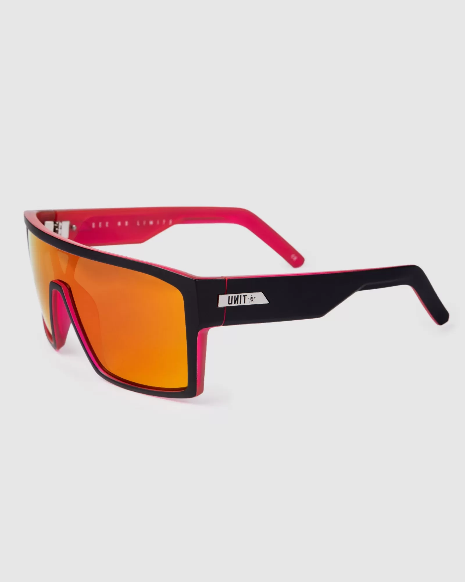 Unit Clothing UNIT Sunglasses Command - Matte Black Neo Pink Polarised MB NEON PINK Sale