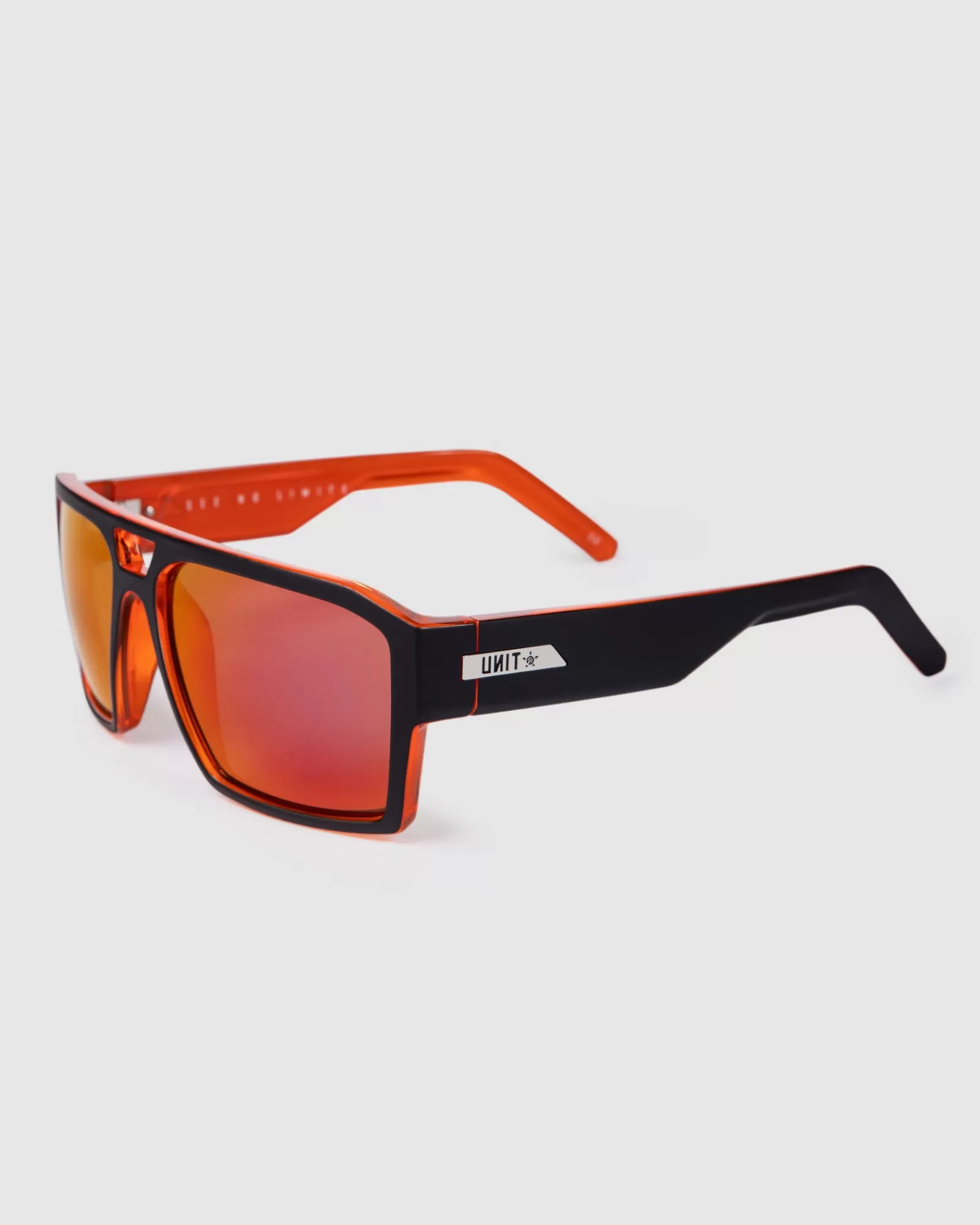 Unit Clothing UNIT Sunglasses Vault - Matte Black Orange Polarised MB ORANGE Online