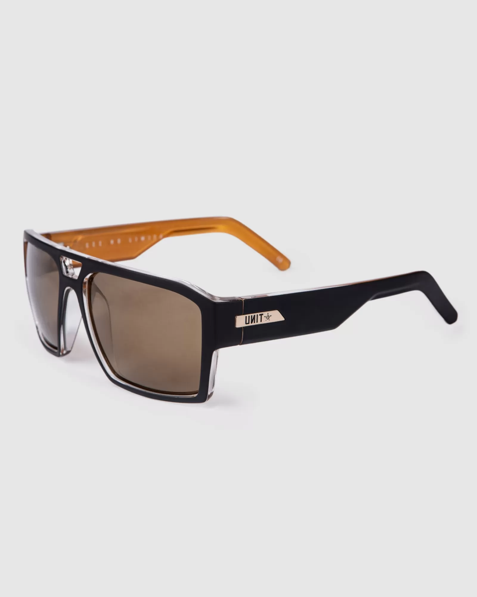 Unit Clothing UNIT Sunglasses Vault - Matte Black Gold Polarised MB GOLD Best Sale