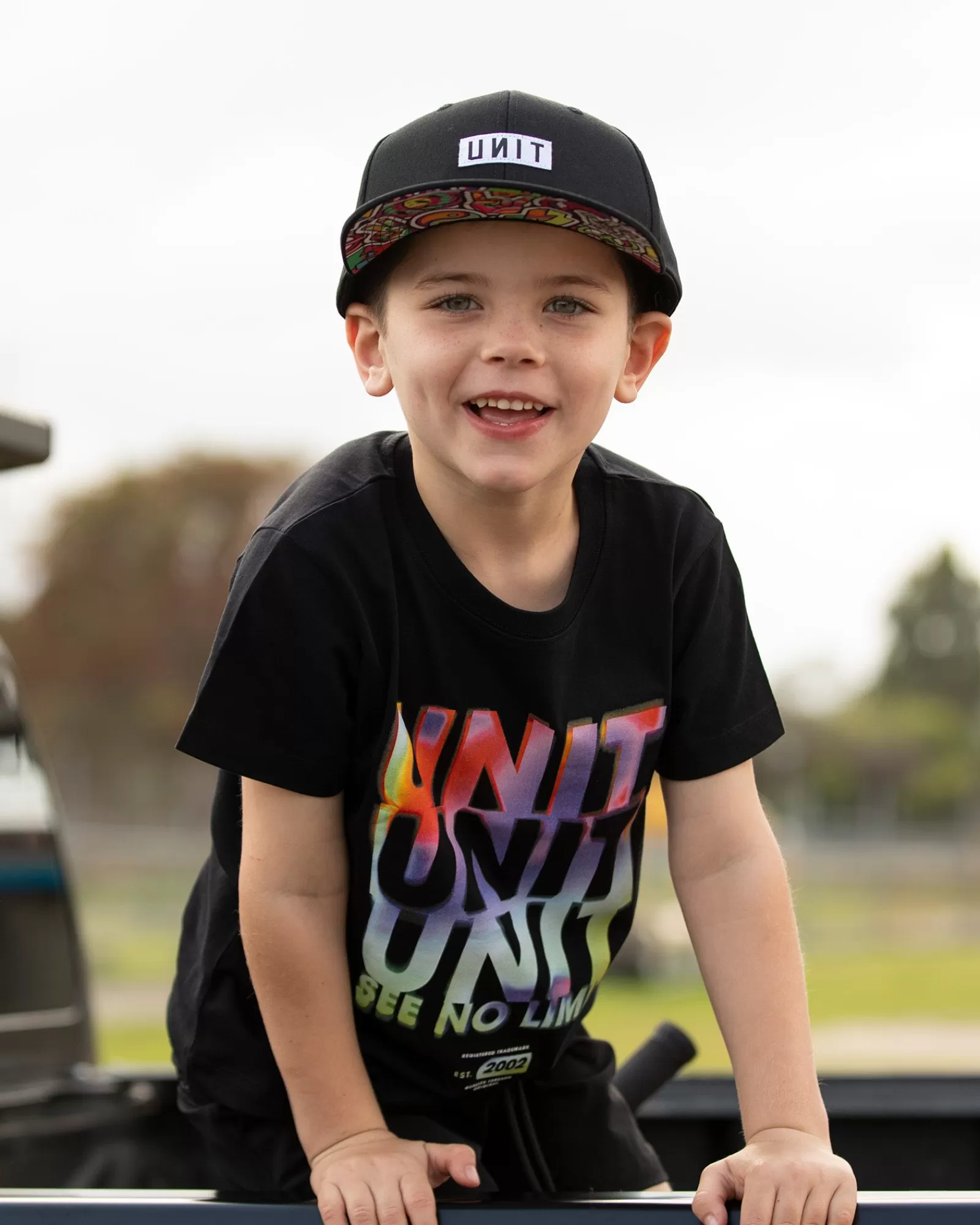 Unit Clothing UNIT Vivid Kids T-Shirts BLACK Flash Sale